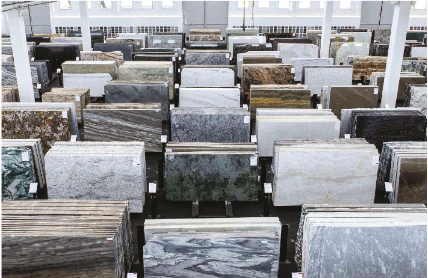 Royal Stone & Tile slab yard in los angeles with marble slab sale